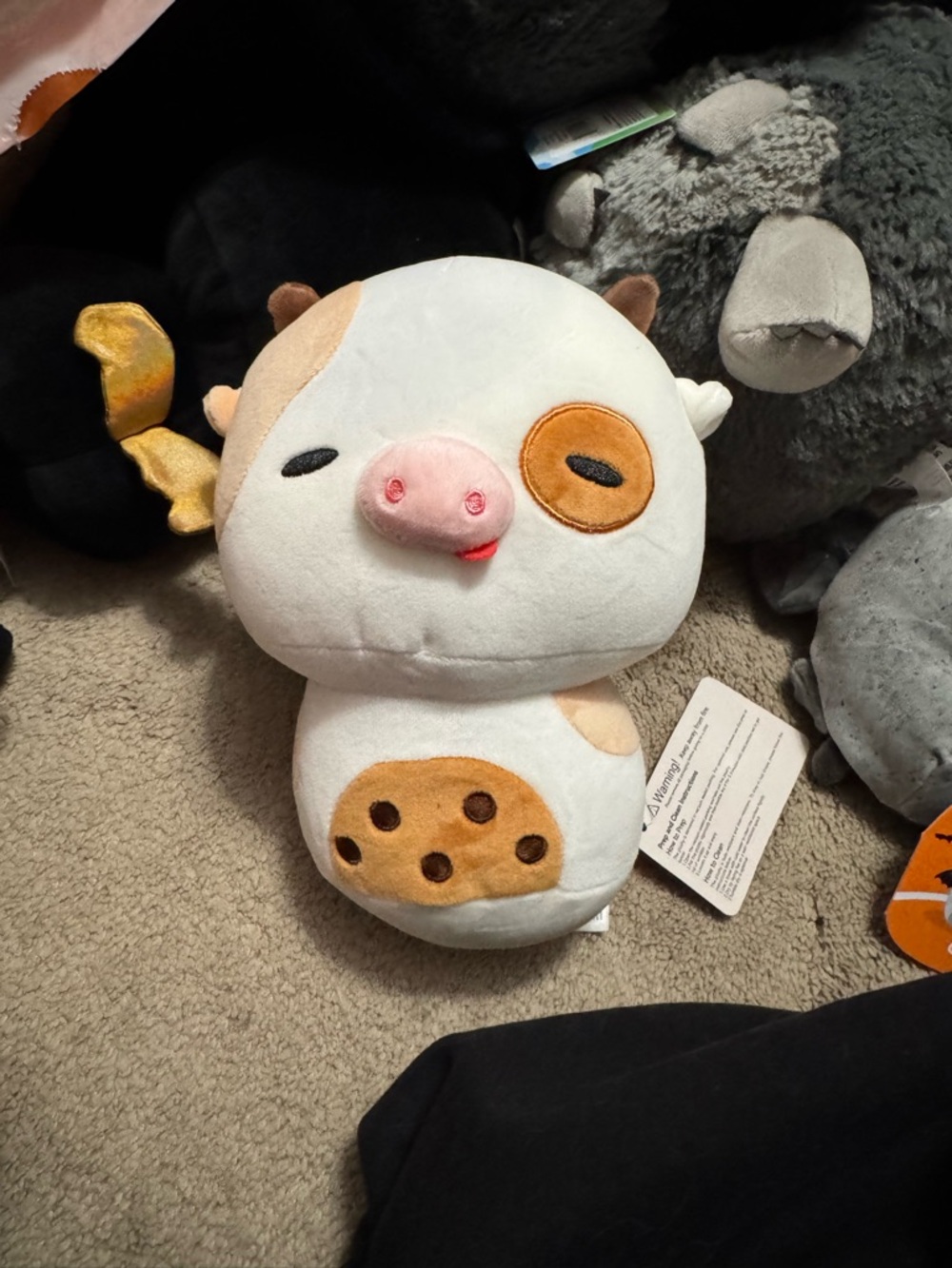 Boba cow plushy stuffie
